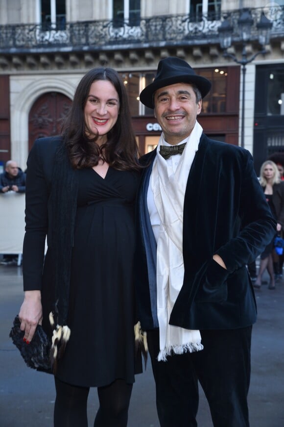 Ariel Wizman et sa compagne Osnath Assayag (enceinte) arrivent au gala du 350ème anniversaire de l'Opéra Garnier à Paris, France, le 8 mai 2019. © Giancarlo Gorassini/Bestimage