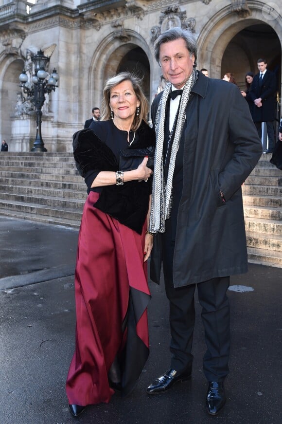 Patrick de Carolis et sa femme Carol-Anne arrivent au gala du 350ème anniversaire de l'Opéra Garnier à Paris, France, le 8 mai 2019. © Giancarlo Gorassini/Bestimage