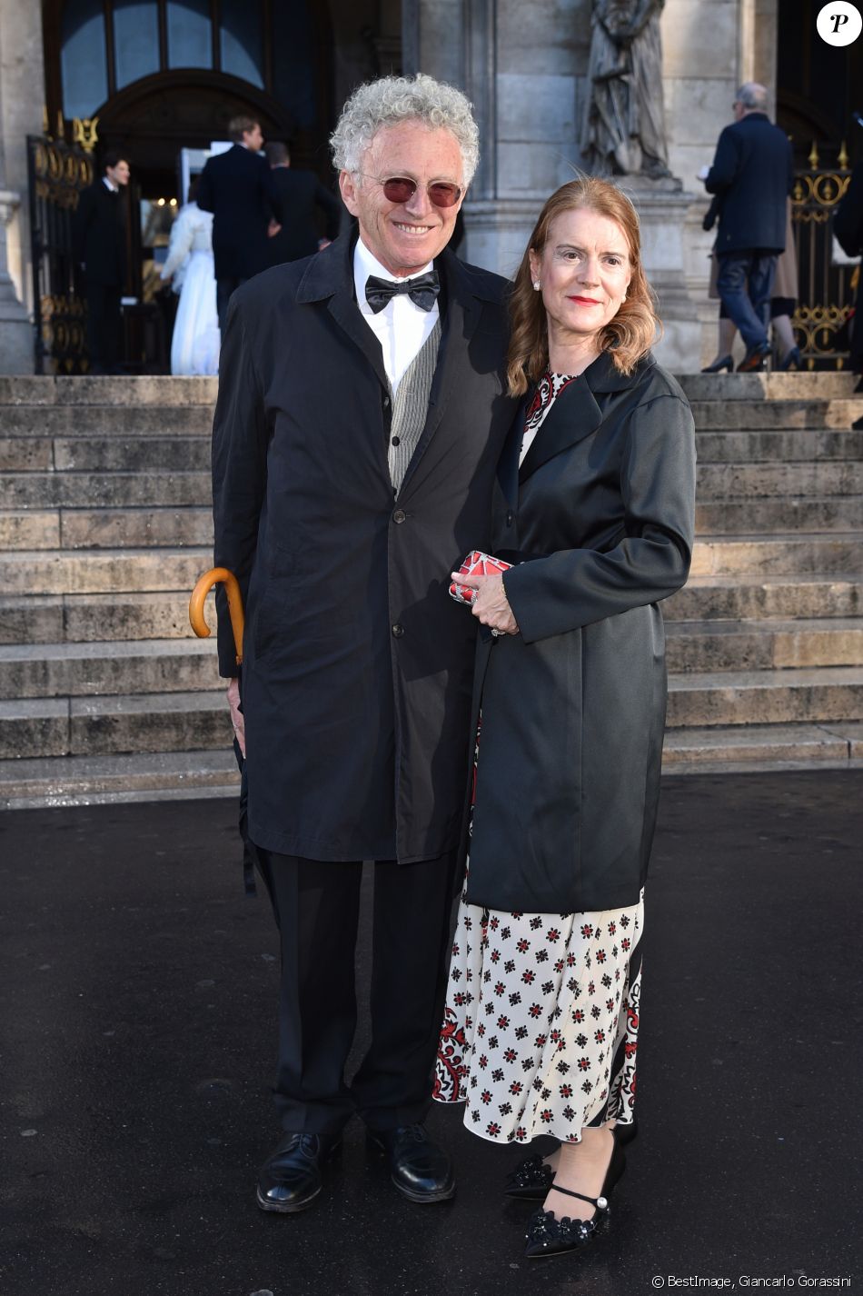 Nelson Monfort Et Sa Femme Dominique Arrivent Au Gala Du 350eme Anniversaire De L Opera Garnier A Paris France Le 8 Mai 19 C Giancarlo Gorassini Bestimage Purepeople