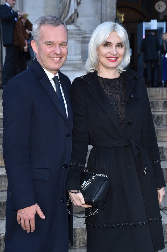 Francois de Rugy et sa femme Severine Servat de Rugy arrivent au gala du 350ème anniversaire de l'Opéra Garnier à Paris, France, le 8 mai 2019. © Giancarlo Gorassini/Bestimage