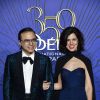 Bertrand Burgalat et sa femme Vanessa Seward lors du photocall du gala du 350ème anniversaire de l'Opéra Garnier à Paris, France, le 8 mai 2019. © Pierre Perusseau/Bestimage