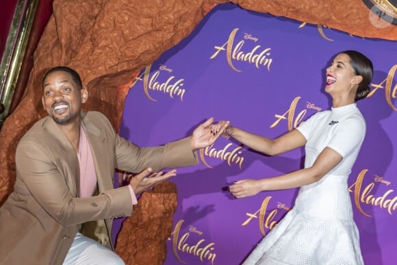 Naomi Scott et Will Smith - Avant-première Parisienne du film "Aladdin" au Grand Rex à Paris le 8 mai 2019. © Olivier Borde/Bestimage
