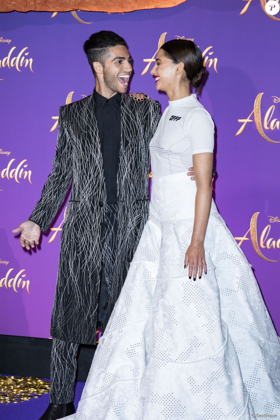 Mena Massoud Films Et Programmes Tv Mena Massoud, Naomi Scott - Avant-première Parisienne du film Aladdin