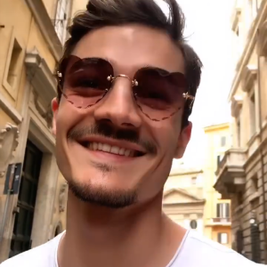 Camille Cerf et son petit ami Cyrille à Rome - Instagram, 11 mai 2019