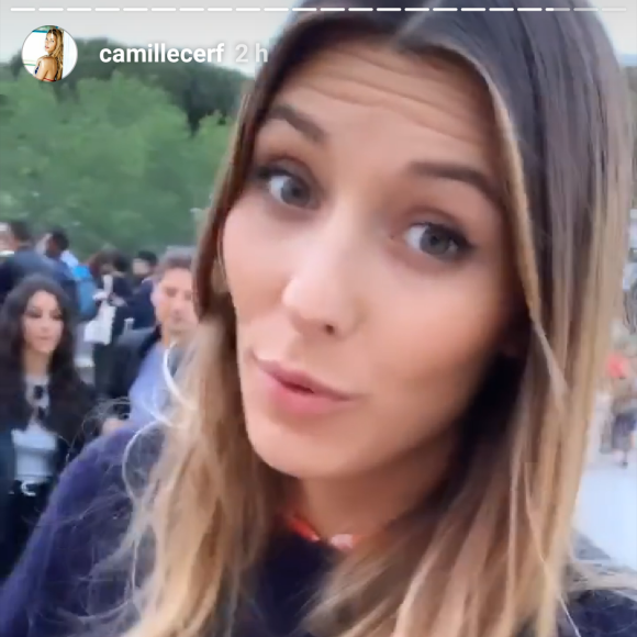 Camille Cerf et son petit ami Cyrille à Rome - Instagram, 11 mai 2019