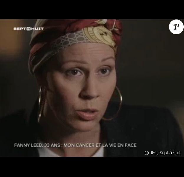 Fanny Leeb dans Sept à huit sur TF1, le 12 mai 2019.