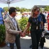 Manuel Valls et sa compagne Susana Gallardo au Grand Prix d'Espagne sur le circuit de Barcelone-Catalogne à Barcelone, Espagne, le 12 mai 2019.