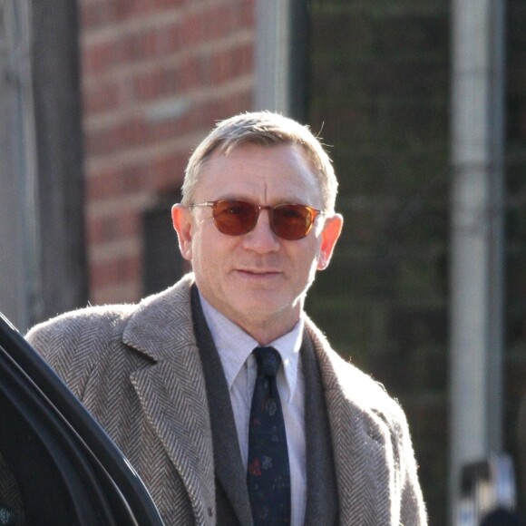 Exclusif - Daniel Craig - Les acteurs sur le tournage de Knives Out à Waltham dans le Massachusetts, le 3 décembre 2018