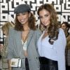 Flora Coquerel et Malika Ménard assistent à la soirée de lancement de la collection LGP de Longchamp au grand magasin Galeries Lafayette Champs-Élysées. Paris, le 14 mai 2019.