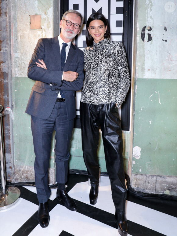 Jean Cassegrain et Kendall Jenner assistent à la soirée de lancement de la collection LGP de Longchamp au grand magasin Galeries Lafayette Champs-Élysées. Paris, le 14 mai 2019.