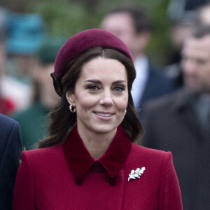 Catherine Kate Middleton, la duchesse de Cambridge et Meghan Markle, la duchesse de Sussex enceinte - La famille royale britannique se rend à la messe de Noël à l'église Sainte-Marie-Madeleine à Sandringham, le 25 décembre 2018.