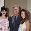 Brian Dietzen, Pauley Perrette, Mark Harmon, Cote de Pablo, Sean Murray - Mark Harmon recoit son etoile sur le Walk Of Fame a Hollywood, le 1er octobre 2012.