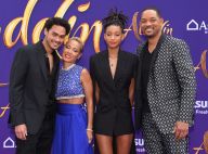 Will Smith avec sa femme et ses 3 enfants : Le Génie d'Aladdin aux anges
