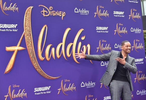 Will Smith lors de l'avant-première du film Aladdin à Los Angeles le 21 mai 2019