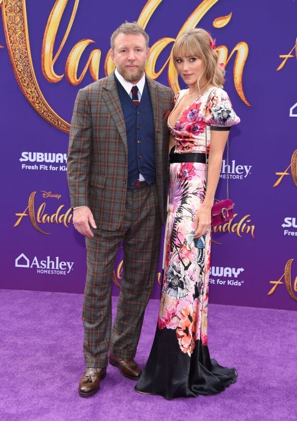 Guy Ritchie et Jacqui Ainsley lors de l'avant-première du film Aladdin à Los Angeles le 21 mai 2019