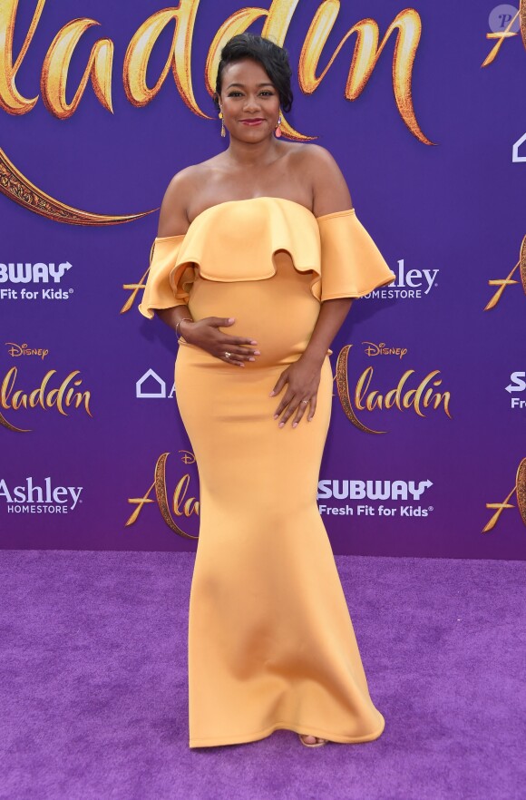 Tatyana Ali lors de l'avant-première du film Aladdin à Los Angeles le 21 mai 2019