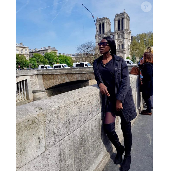 Béatric de "Koh-Lanta" à Paris - Instagram, 22 avril 2019