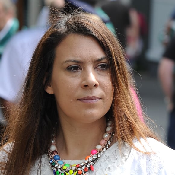 Marion Bartoli au tournoi de tennis de Wimbledon. Le 24 juillet 2014