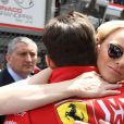 Charles Leclerc, la princesse Charlene de Monaco - People lors du 77 ème Grand Prix de Formule 1 de Monaco le 26 Mai 2019.