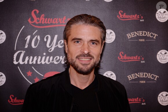 Exclusif - Anthony Dupray lors de la soirée du 10ème anniversaire du restaurant Schwartz's Deli au 7 Avenue d'Eylau dans le 16ème arrondissement de Paris le 27 mai 2019. © Rachid Bellak/Bestimage