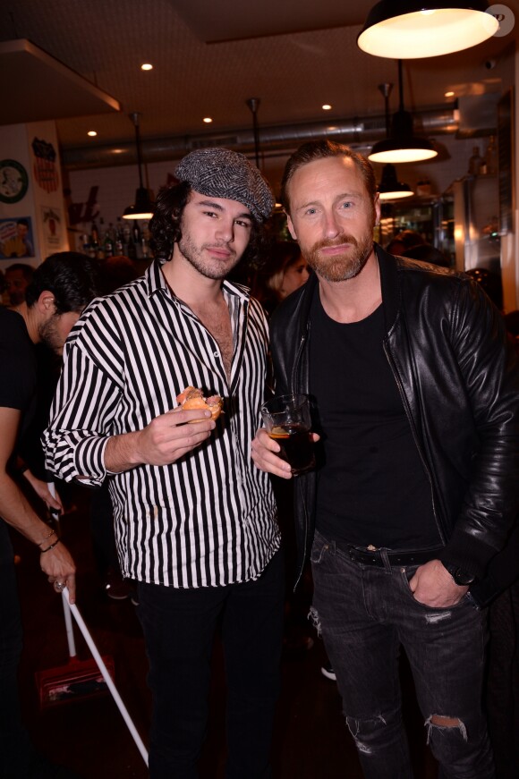Exclusif - Anthony Colette et Frank Delay lors de la soirée du 10ème anniversaire du restaurant Schwartz's Deli au 7 Avenue d'Eylau dans le 16ème arrondissement de Paris le 27 mai 2019. © Rachid Bellak/Bestimage