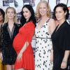 Rachael Taylor, Krysten Ritter enceinte, Melissa Rosenberg et Carrie-Anne Moss à l'avant-première de la saison 3 de "Jessica Jones" à The Arclight dans le quartier de Hollywood à Los Angeles, le 28 mai 2019.