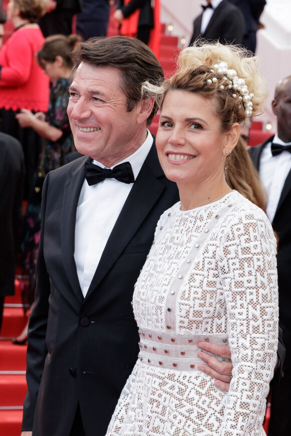 Christian Estrosi et sa femme Laura Tenoudji lors de la montée des marches du film "A Hidden Life" lors du 72ème Festival International du Film de Cannes. Le 19 mai 2019 © Jacovides-Moreau / Bestimage