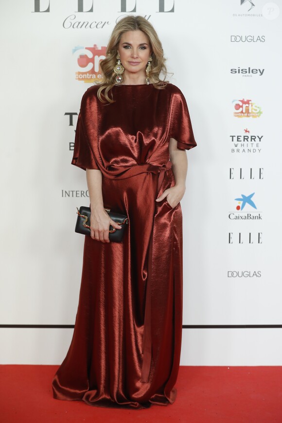 Genoveva Casanova au gala de charité du magazine "Elle" Espagne pour collecter des fonds pour la fondation de luttre contre le cancer CRIS à l'hôtel Intercontinental à Madrid, le 30 mai 2019.