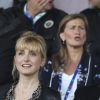 François Hollande et Julie Gayet assistent au dernier match amical des Bleues avant la Coupe du monde féminine de football. Ce match opposait la France à la Chine, à Créteil le 31 mai 2019. La France a remporté le match sur le score de 2 buts à 1. © Michael Baucher/Panoramic/Bestimage