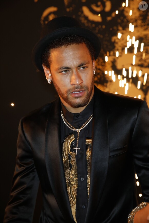 Neymar Jr. lors de la soirée de lancement du parfum "Spirit of the Brave" à la Salle Wagram à Paris, France, le 21 mai 2019. Neymar est l'ambassadeur pour la marque de parfum Diesel. © Marc Ausset-Lacroix/Bestimage