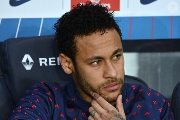 Neymar Jr lors du match de Ligue 1 "PSG - ASM (3-1)" au Parc des Princes à Paris. © Giancarlo Gorassini/Bestimage