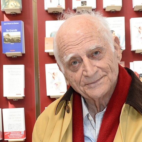 Michel Serres - 34ème édition du salon du livre à la Porte de Versailles à Paris le 23 mars 2014.  34th Book Fair at the Porte de Versailles in Paris, France on March 23, 2014.23/03/2014 - Paris