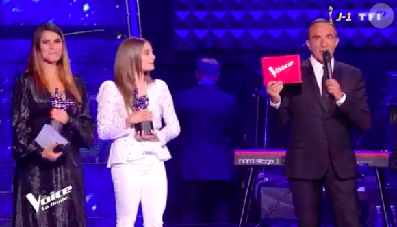 Whitney sacrée gagnante de "The Voice 8" sur TF1, le 6 juin 2019.