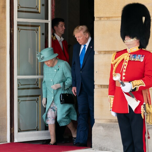 La reine Elizabeth II et Donald Trump au palais de Buckingham à Londres le 3 juin 2019