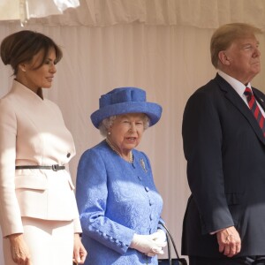 La reine Elizabeth II a accueilli Donald Trump au château de Windsor le 13 juillet 2018