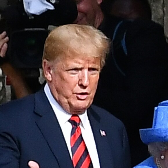 La reine Elizabeth II a accueilli Donald Trump au château de Windsor le 13 juillet 2018