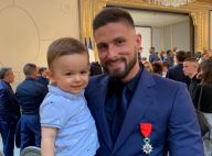 Olivier Giroud papa fier: À l'Élysée avec son fils Aaron, qui a sacrément grandi