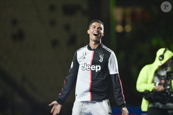 Cristiano Ronaldo - La Juventus fête son 35ème titre de Champion d'Italie à Turin le 19 mai 2019.