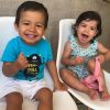 Cristiano Ronalodo souhaite un joyeux anniversaire a ses jumeaux Eva et Mateo qui fêtent leurs deux ans le 5 juin 2019.