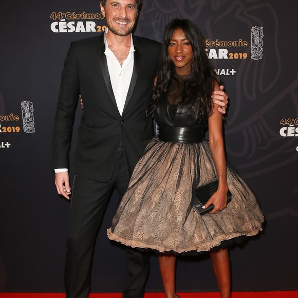 Hapsatou Sy et son compagnon Vincent Cerutti - Photocall de la 44ème cérémonie des César à la salle Pleyel à Paris. Le 22 février 2019 © Borde-Jacovides / Bestimage