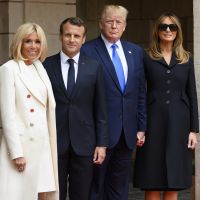 Brigitte Macron : Chic pour le D-day et restaurant étoilé avec Melania Trump