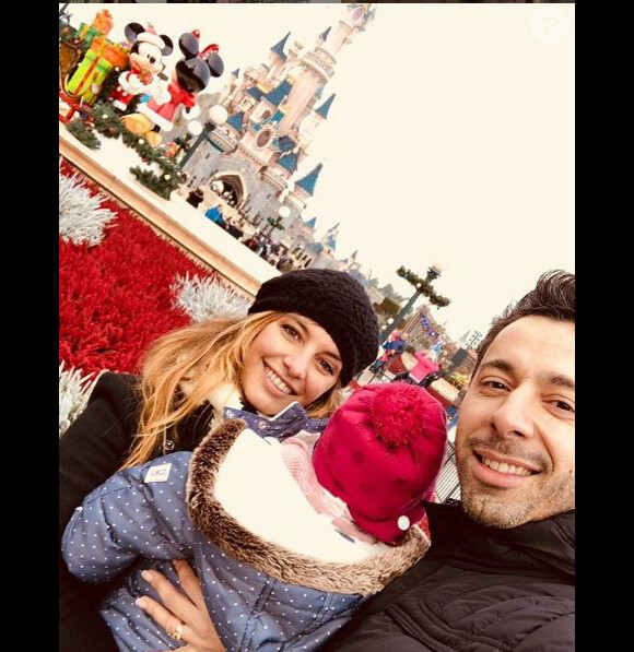 Laetitia Milot à Disney avec sa fille Lyana et Badri - Instagram, 17 décembre 2018