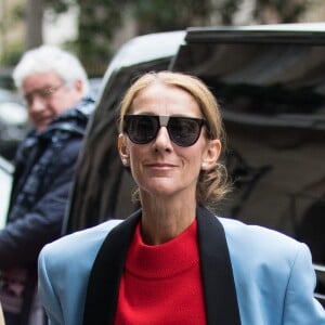 Céline Dion arrive à l'hôtel Plaza Athénée à Paris le 31 janvier 2019.