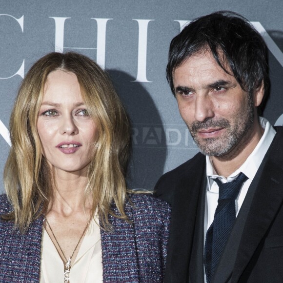 Vanessa Paradis et son compagnon Samuel Benchetrit (réalisateur) - Avant-première du film "Chien" au cinéma MK2 Bibliothèque à Paris, France, le 5 mars 2018. © Olivier Borde/Bestimage