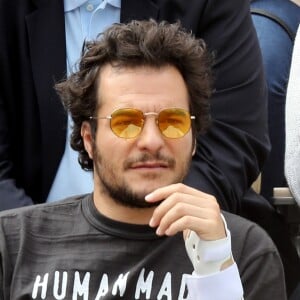 Amir Haddad et son épouse Lital -dans les tribunes des internationaux de France de tennis de Roland-Garros à Paris, France, le 9 juin 2019. © Jacovides-Moreau/Bestimage