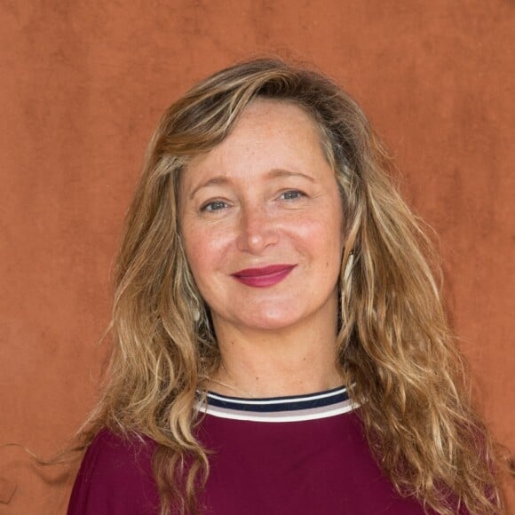 Julie Ferrier au village lors des internationaux de tennis de Roland Garros à Paris, France, le 1 juin 2019. © Jacovides-Moreau/Bestimage