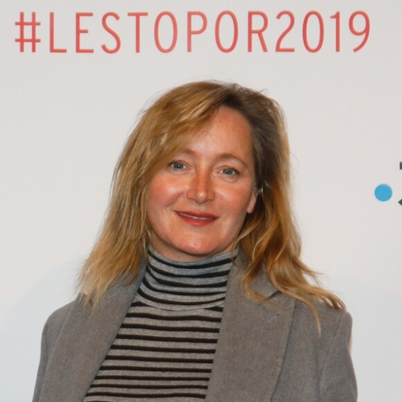 Julie Ferrier - Photocall de la 2ème cérémonie de remise de prix "Les Topor 2 : Les prix de l'inattendu" au théâtre du Rond-Point à Paris le 15 avril 2019. © CVS/Bestimage