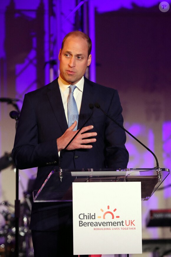 Le prince William lors du dîner de gala du 25e anniversaire de l'association Child Bereavement UK, le 10 juin 2019 à Londres.