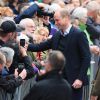 Le prince William à la rencontre du public à Keswick dans le comté de Cumbria dans le nord de l'Angleterre, le 11 juin 2019.