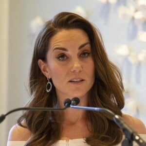 Kate Middleton, duchesse de Cambridge, lors du dîner de gala "Action on Addiction" à Londres, le 12 juin 2019.